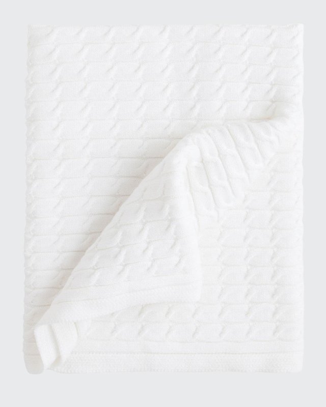 Cable Knit Baby Blanket